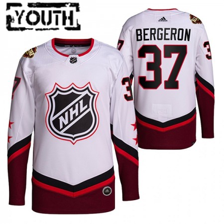 Kinder Eishockey Boston Bruins Trikot Patrice Bergeron 37 2022 NHL All-Star Weiß Authentic
